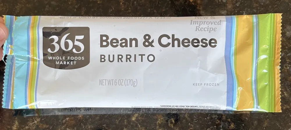 Bean And Cheese Burrito