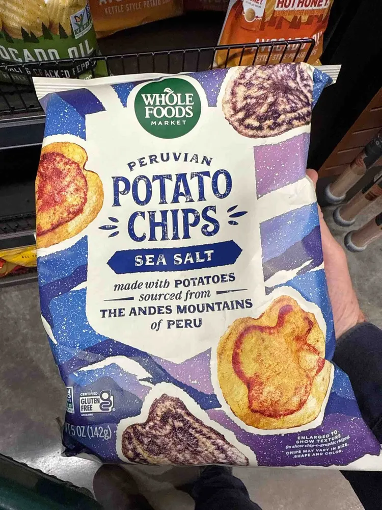 Peruvian Potato Chips Sea Salt
