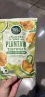 Jalapeño Lime Plantain Tostones Green Plantain Chips