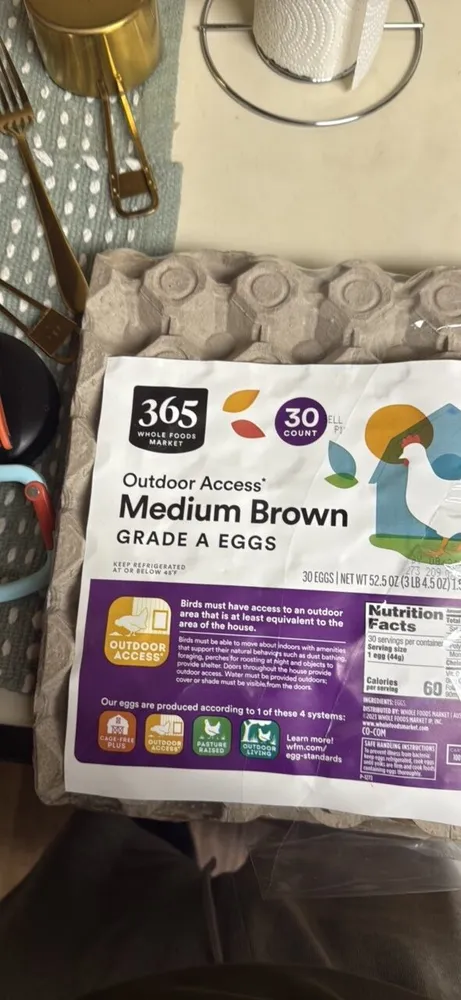 Medium Brown Grade A Eggs