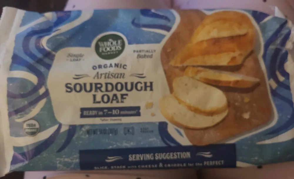 Organic Artisan Sourdough Loaf