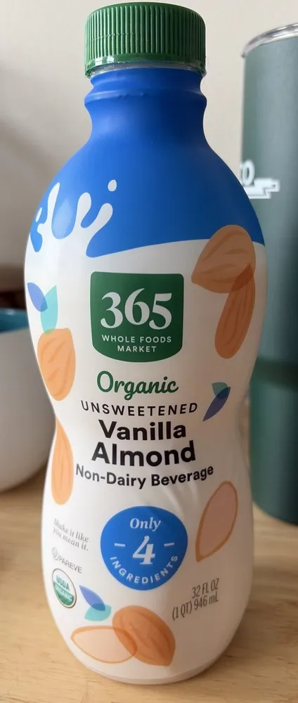 Unsweetened vanilla Almond Beverage