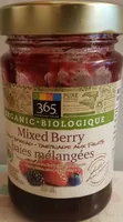 Tartinade aux fruits baies mélangées
