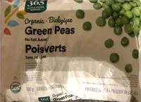 Organic green peas