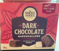 Dark chocolate marshmallows