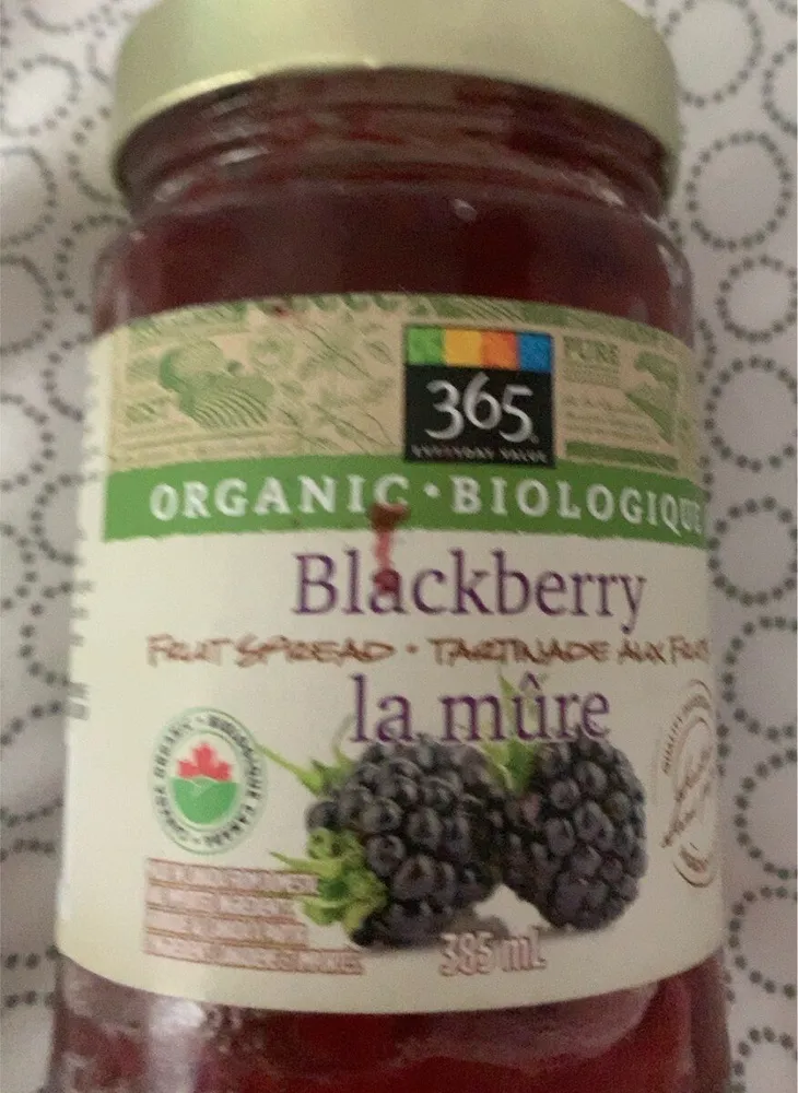 Blackberry fruit spread