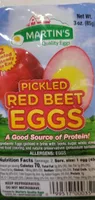 Pickled red beet eggs