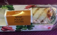 Wrap poulet piri piri
