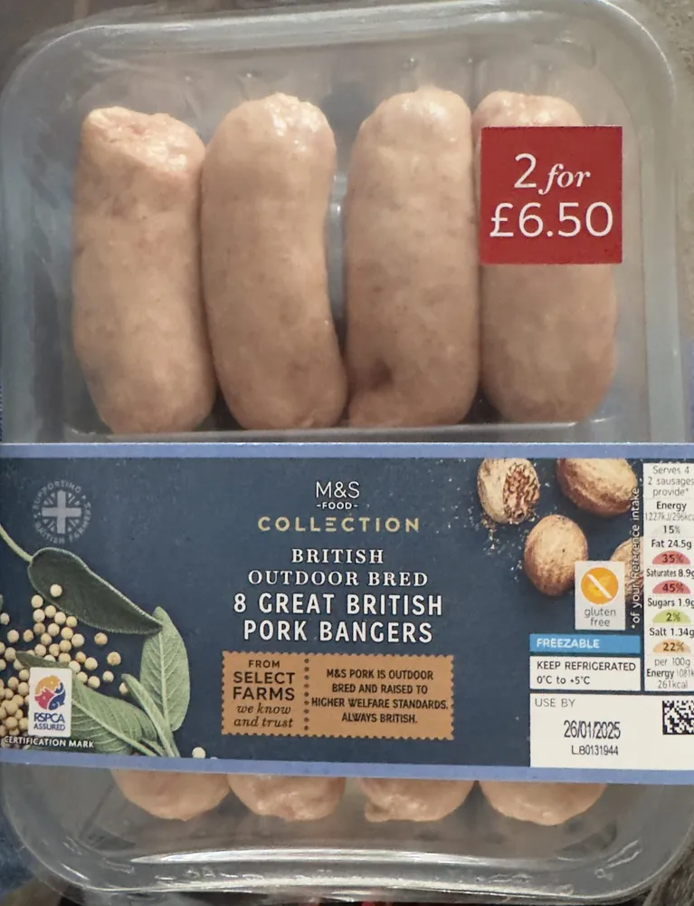 Great British Pork Sausages