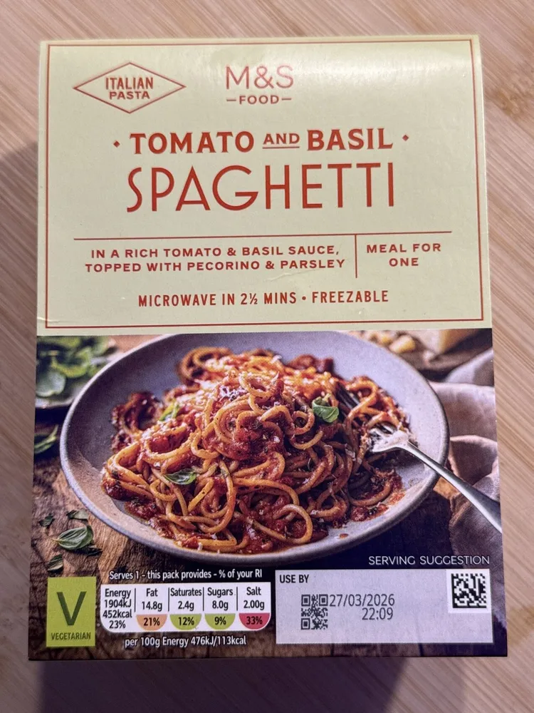 Tomato & Basil Spaghetti