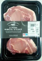2 Pork Ribeye Steaks