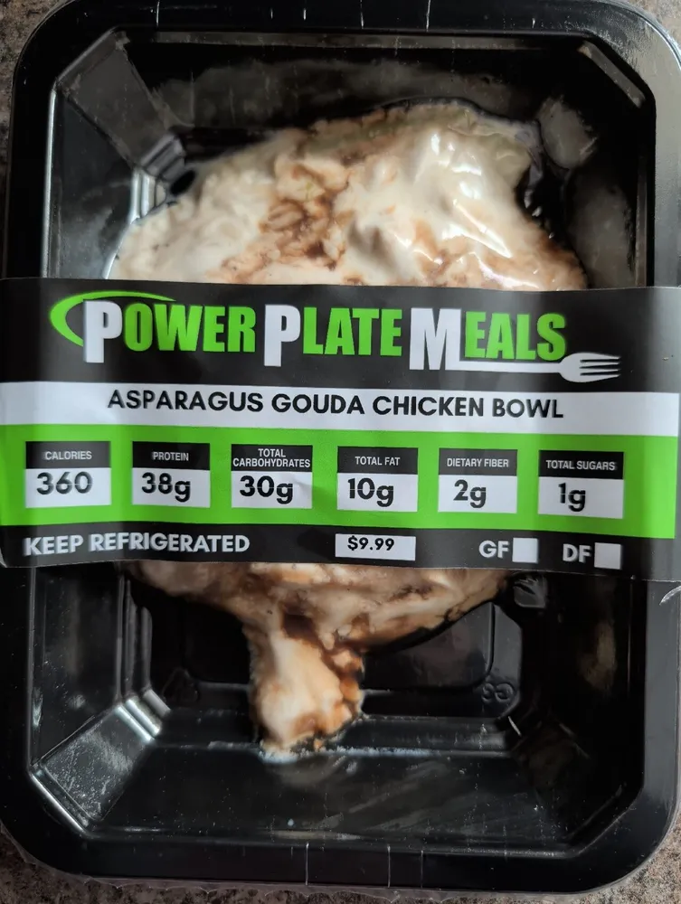 Asparagus Gouda Chicken Bowl