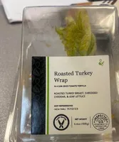 Roasted turkey wrap