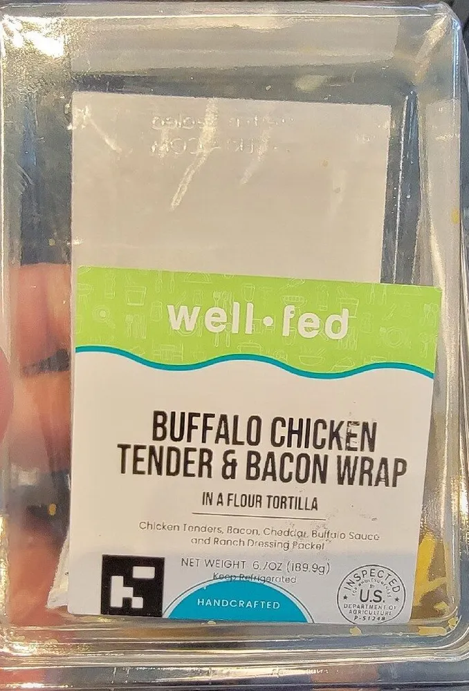 Buffalo Chicken Tender And Bacon Wrap