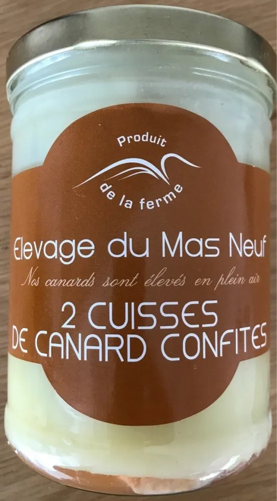 2 cuisses canard confites
