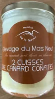 2 cuisses canard confites