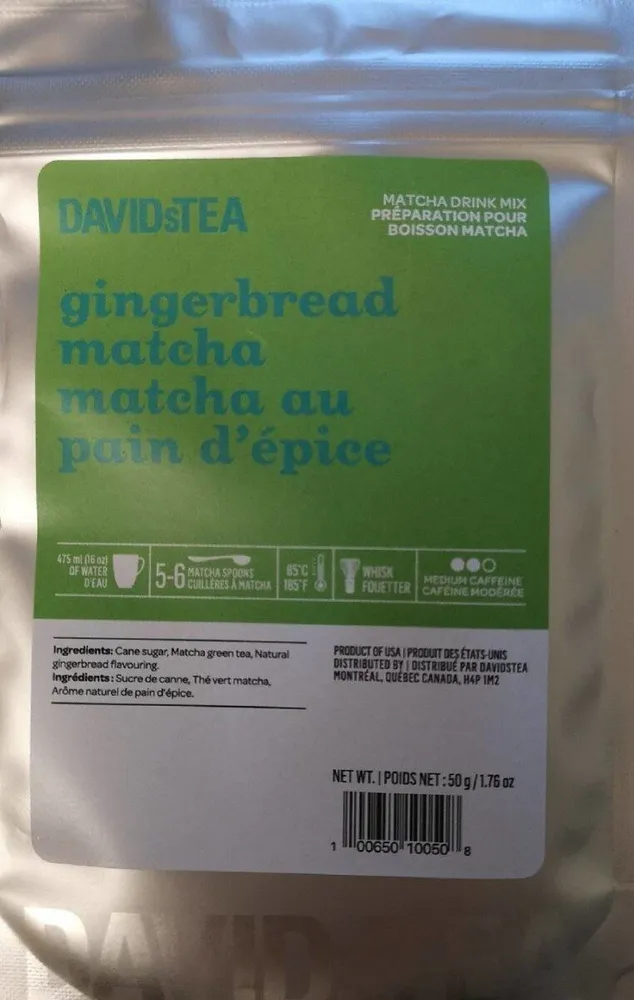 Gingerbread matcha