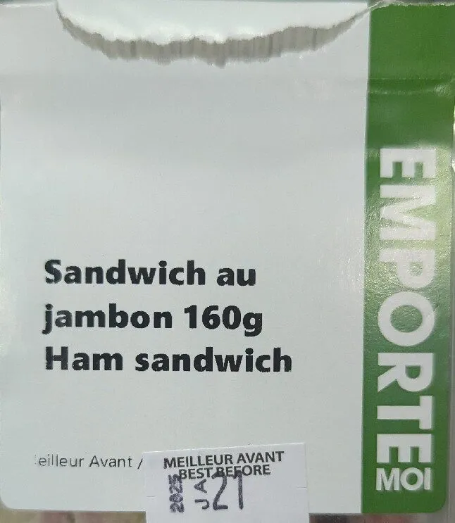Ham Sandwich 160g
