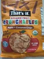 Organic Fruit Crunchables Apple + Cinnamon Crisps