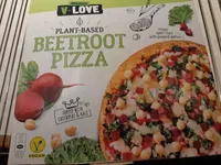 Beetroot pizza