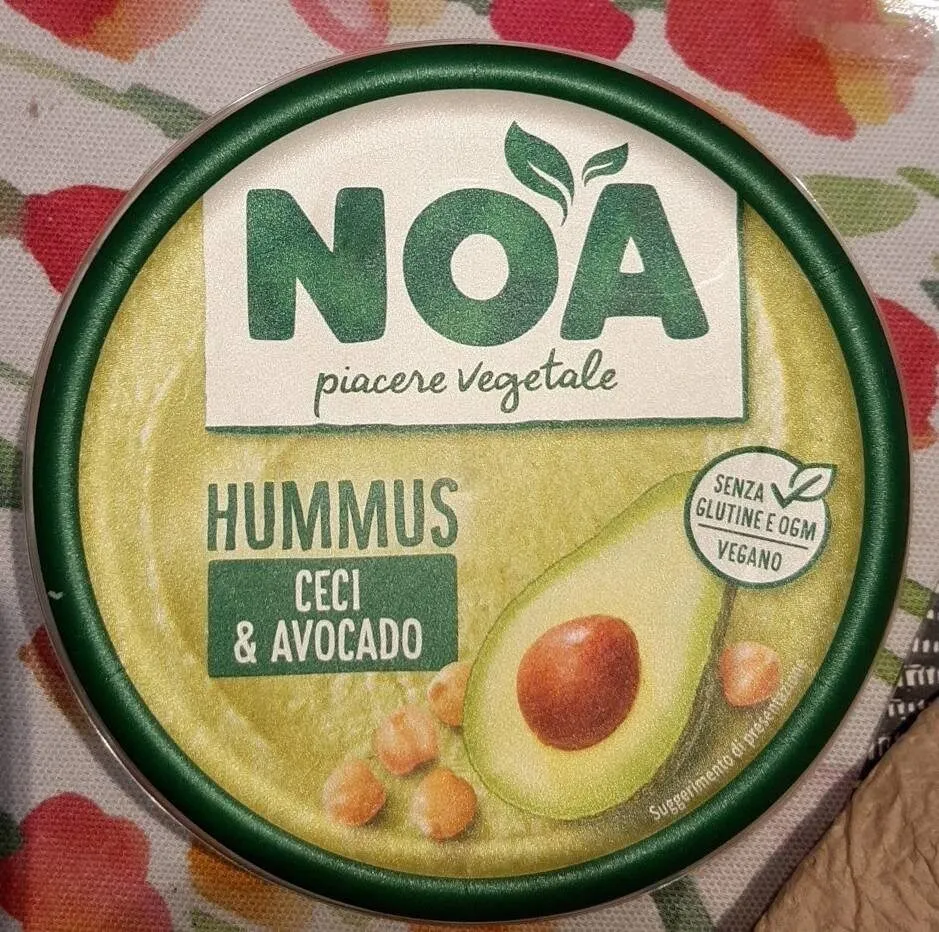Hummus ceci e avocado