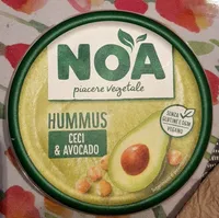 Hummus ceci e avocado