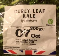 Curly leaf kale