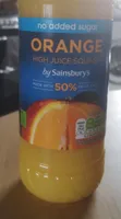 No Added Sugar Orange High Juice Squash