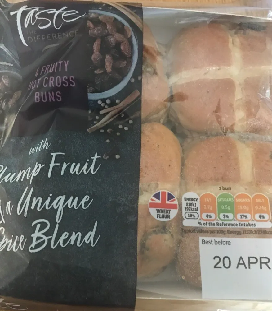 4 Fruity Hot Cross Buns
