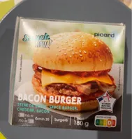 Bacon Burger Steak de bœuf, sauce burger, cheddar, bacon