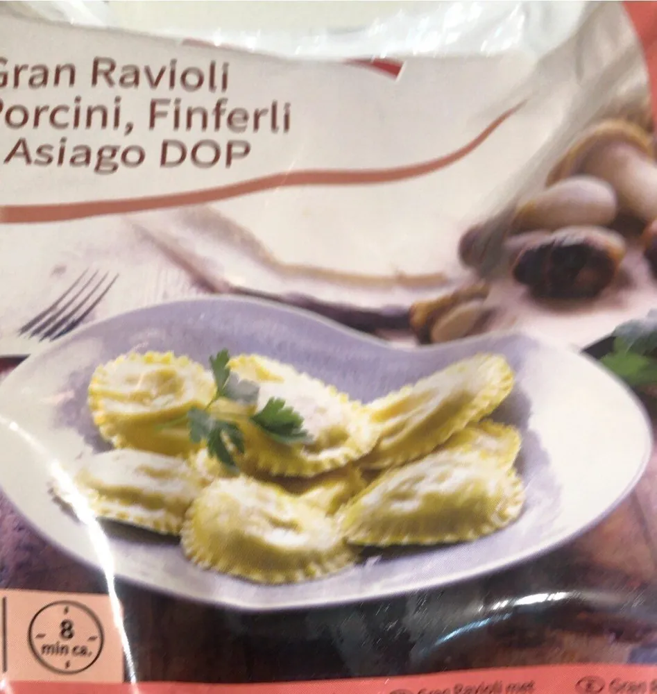 Gran Ravioli porcini, Finferli e Asiago DOP