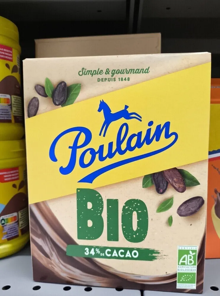 Poulain bio 34% cacao