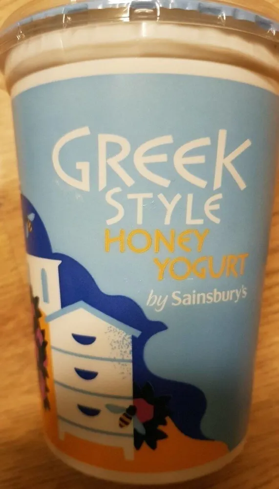 Greek style honey yogurt
