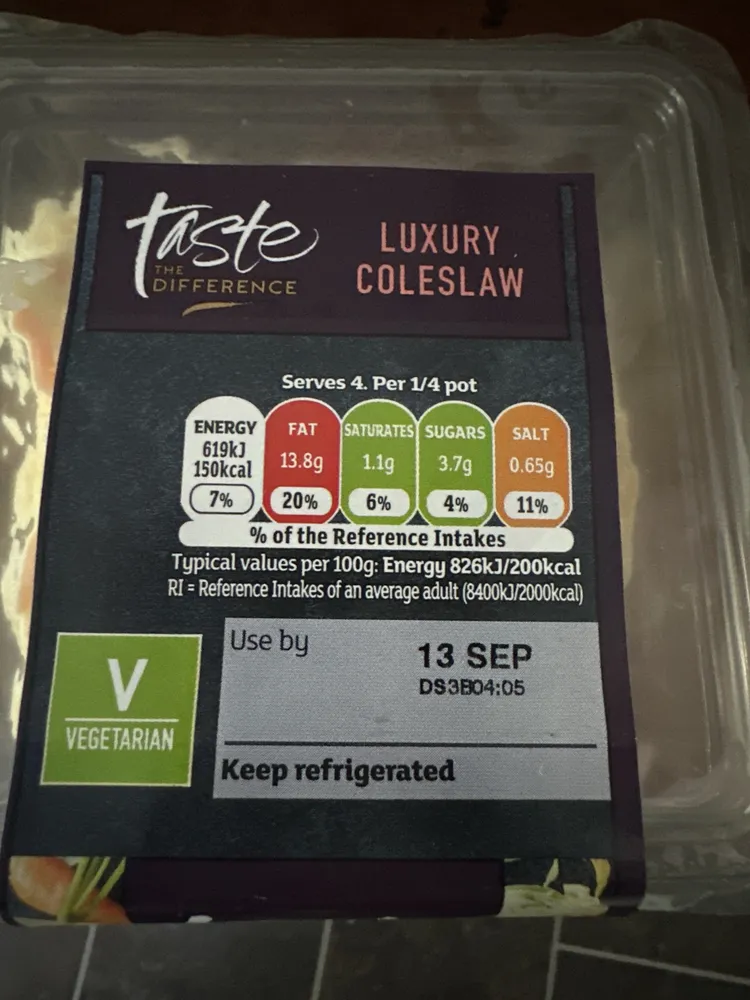 Sainsbury’s Luxury Coleslaw