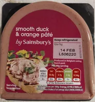 Smooth duck & orange pate