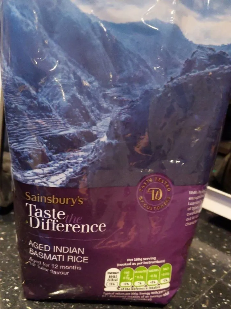 Aged Indian basmati rice