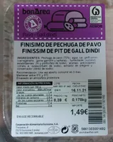 Finísimo de pechuga de pavo