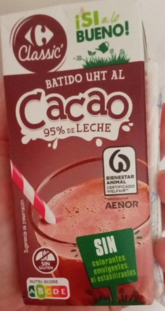 Batido al cacao