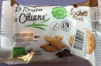 2 cookies amande chocolat