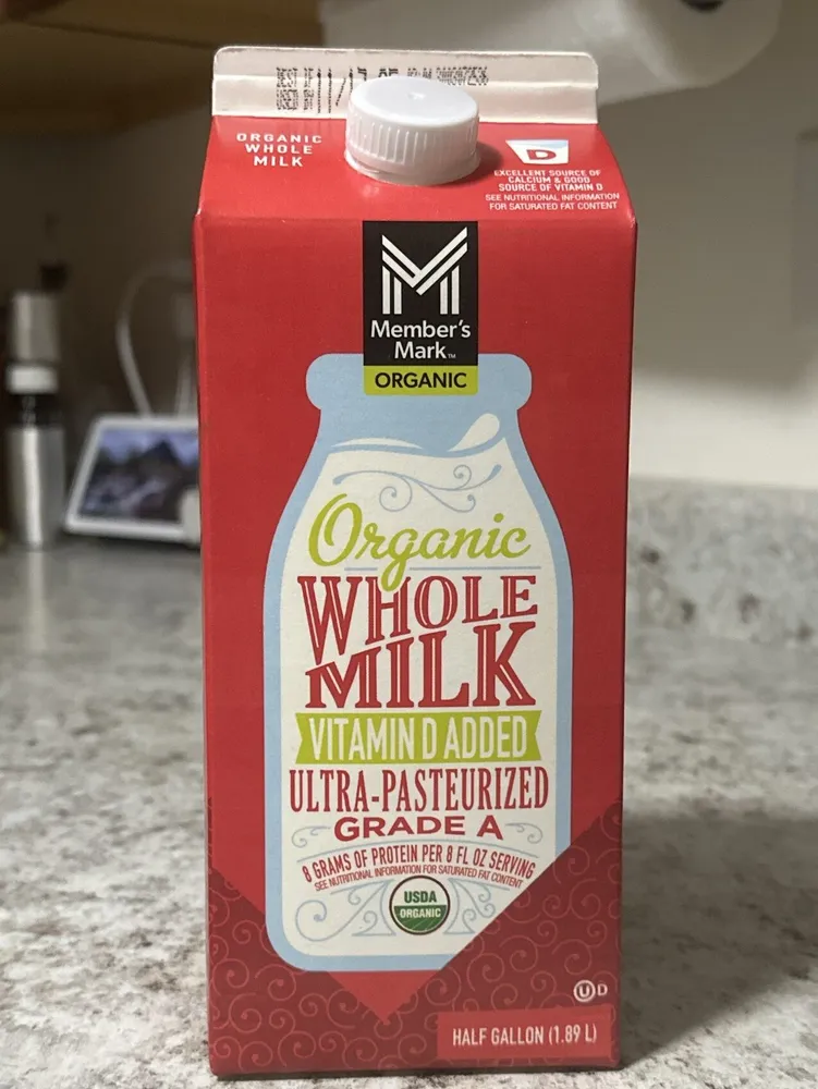 Member's Mark  Is organic whole milk