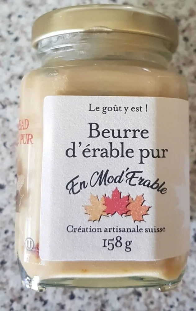 Beurre d'érable pur