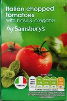 Italian chopped tomatoes with basil & oregano