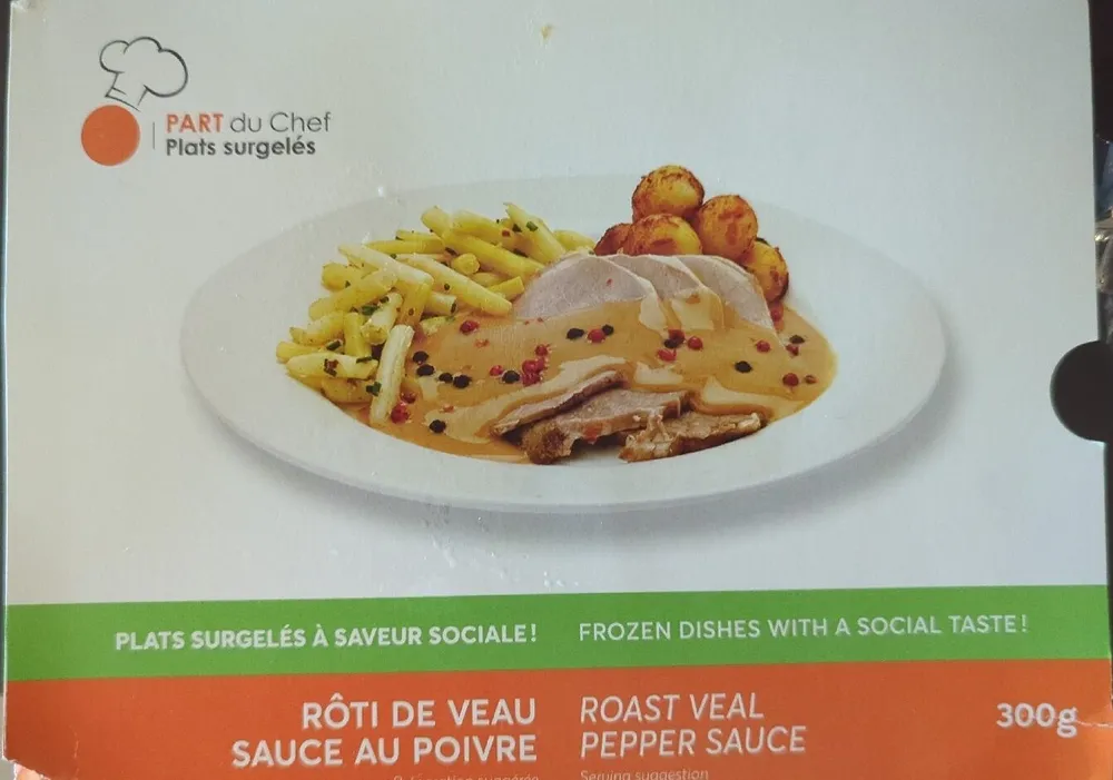 Rôti De Veau Sauce Au Poivre