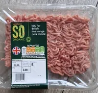 So Organic British Free Range Pork Mince