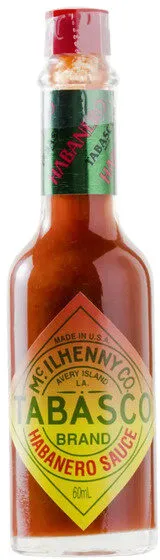 Molho De Pimenta Habanero Hot Tabasco Vidro 60ml