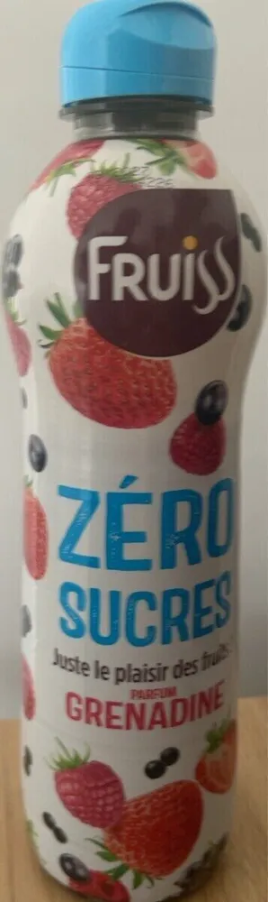 Zero sucres grenadine