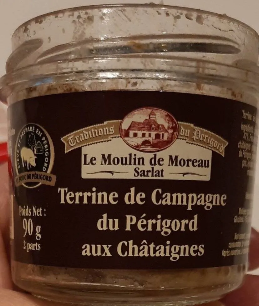 Terrine de campagne du Périgord aux châtaignes