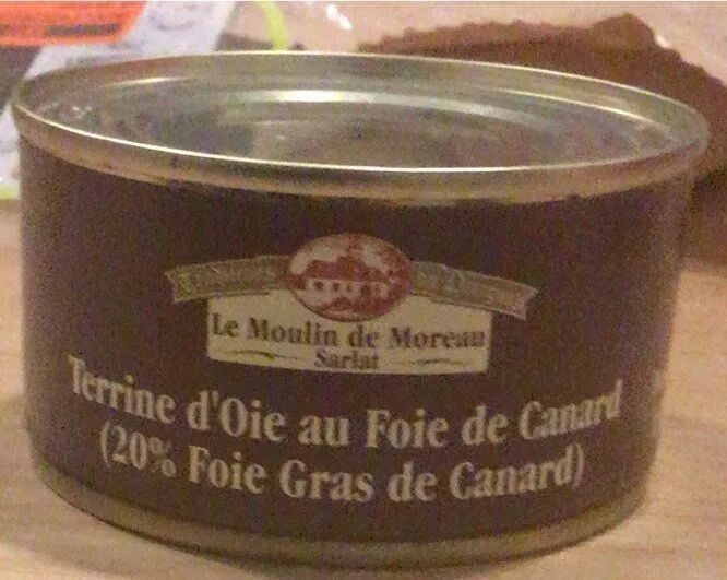 Terrine d’oie au foie de canard
