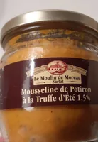 Mousseline de potiron à la truffe d'été à.5%