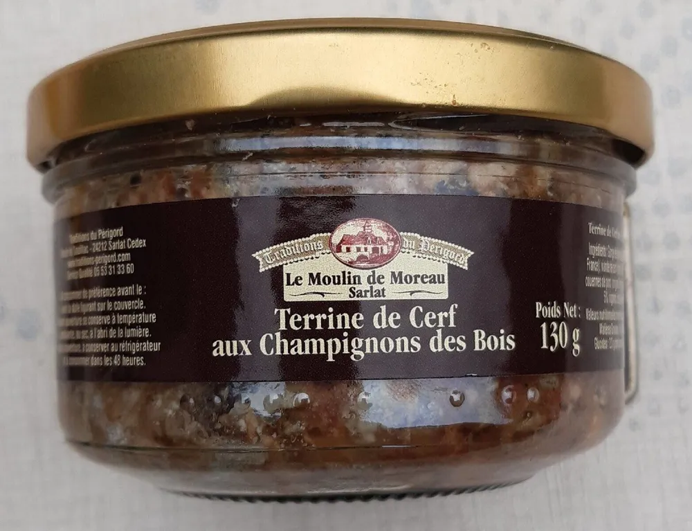 Terrine de Cerf aux Champignons des Bois
